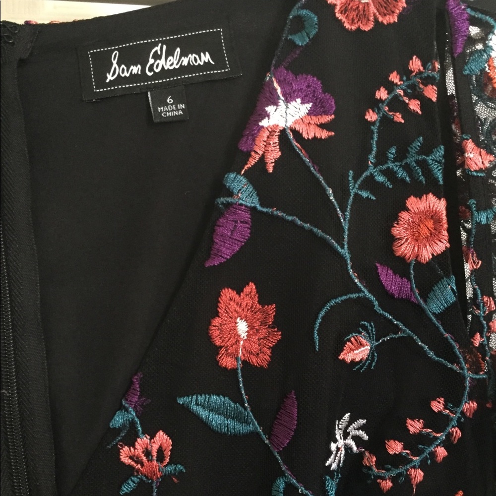 Embroidered Sam Edelman Dress